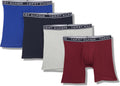 Cotton Stretch 4-Pack Boxer Brief for Men - Soft Everyday Fit