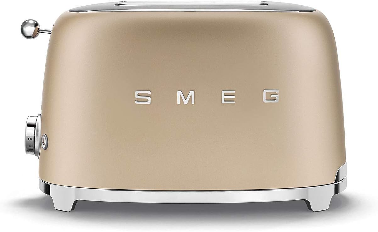 SMEG 2 Slice Toaster with 6 Presets and Defrost Function