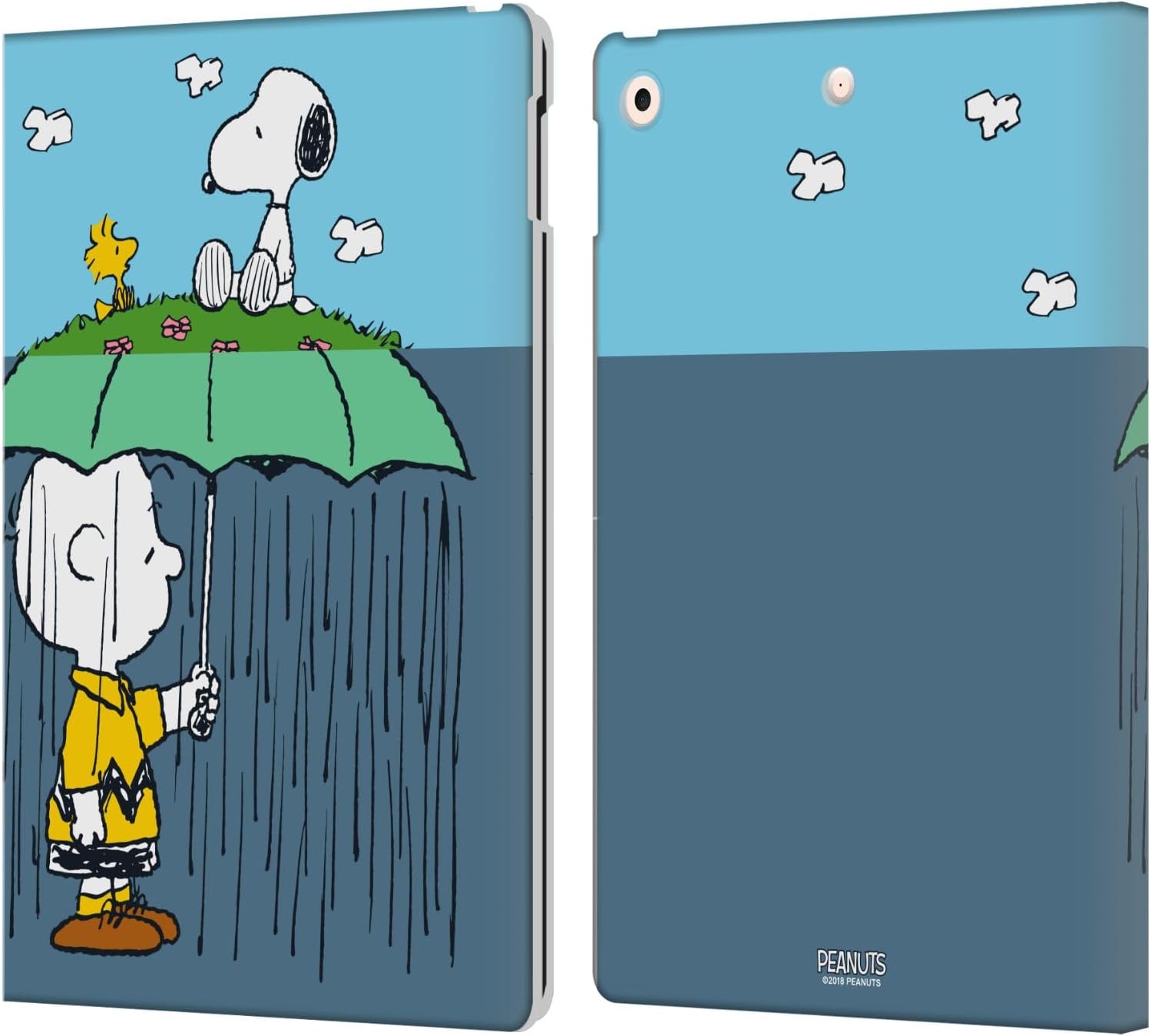 Peanuts Charlie, Snoopy & Woodstock Leather Wallet Case for iPad