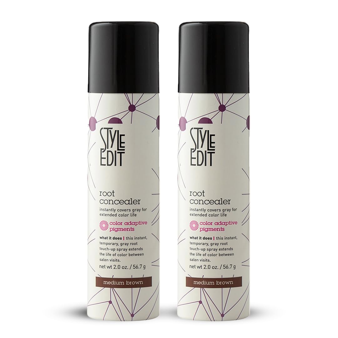 Style Edit Root Concealer Touch Up Spray for Grey Roots
