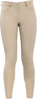 Women's Full Seat Silicone Grip Riding Breeches by HR Farm for Comfort