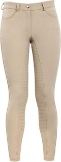HR Farm Women's Silicone Grip Full Seat Breeches for Equestrian Riding