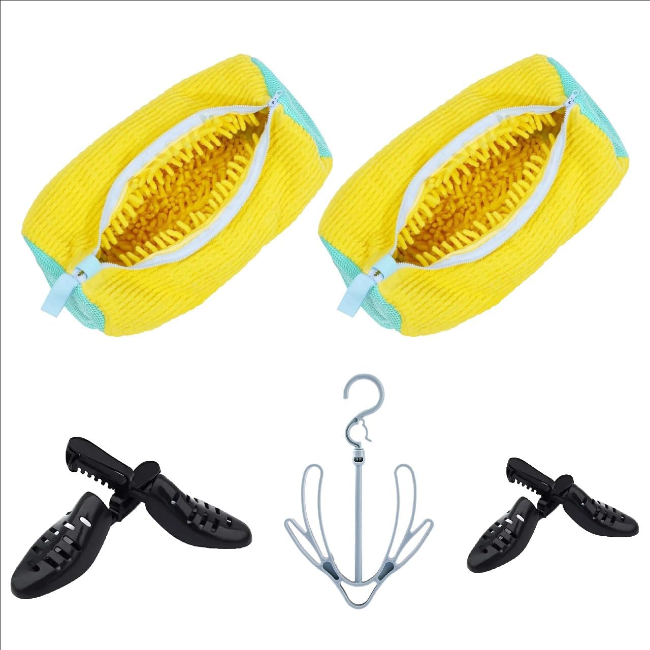 Durable Shoe Bag Set: Protect & Clean Sneakers!
