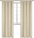 BGment Beige Room Darkening Curtains 84 in Length - Thermal Blackout
