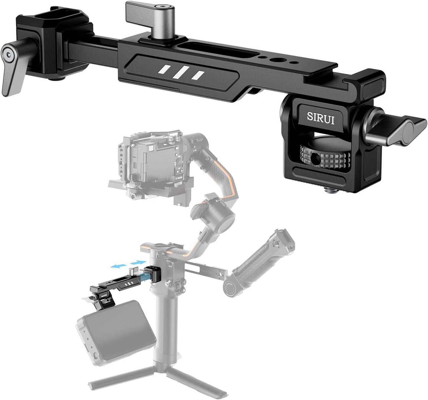 SIRUI Camera Monitor Mount for DJI Gimbal Models with Quick Release