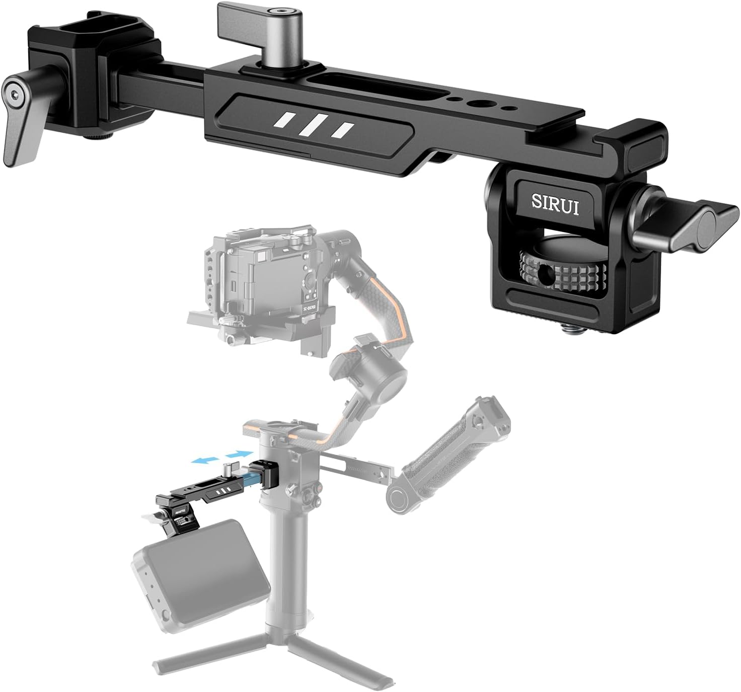 SIRUI Camera Monitor Mount for DJI Gimbal Models with Quick Release