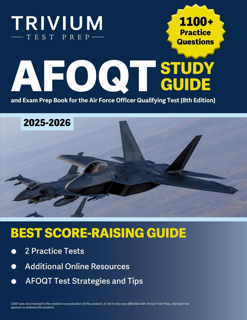 AFOQT Study Guide for Air Force Officer Qualifying Test Prep
