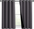 NICETOWN 100% Blackout Curtains 46in x 54in (2 Panels) - True Light