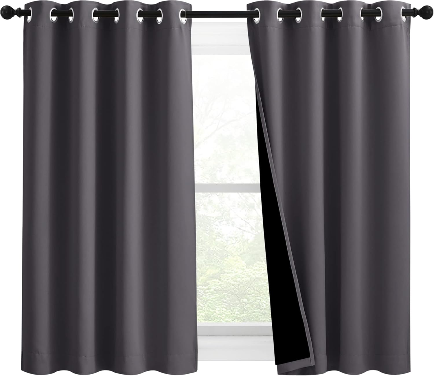 NICETOWN 100% Blackout Curtains for Energy Efficiency and Privacy