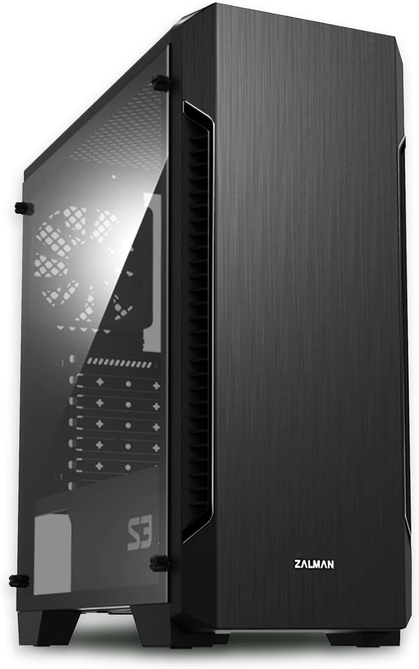 Zalman S3 ATX Mid-Tower PC Case with Acrylic Side Panel