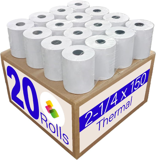 High-Quality 2 1/4in x 150ft Thermal Paper for Cash Registers