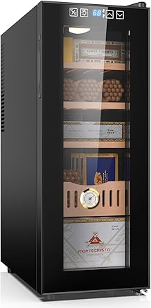 36L Electric Bar Cooler Cabinet with Spanish Cedar Tray & Drawer