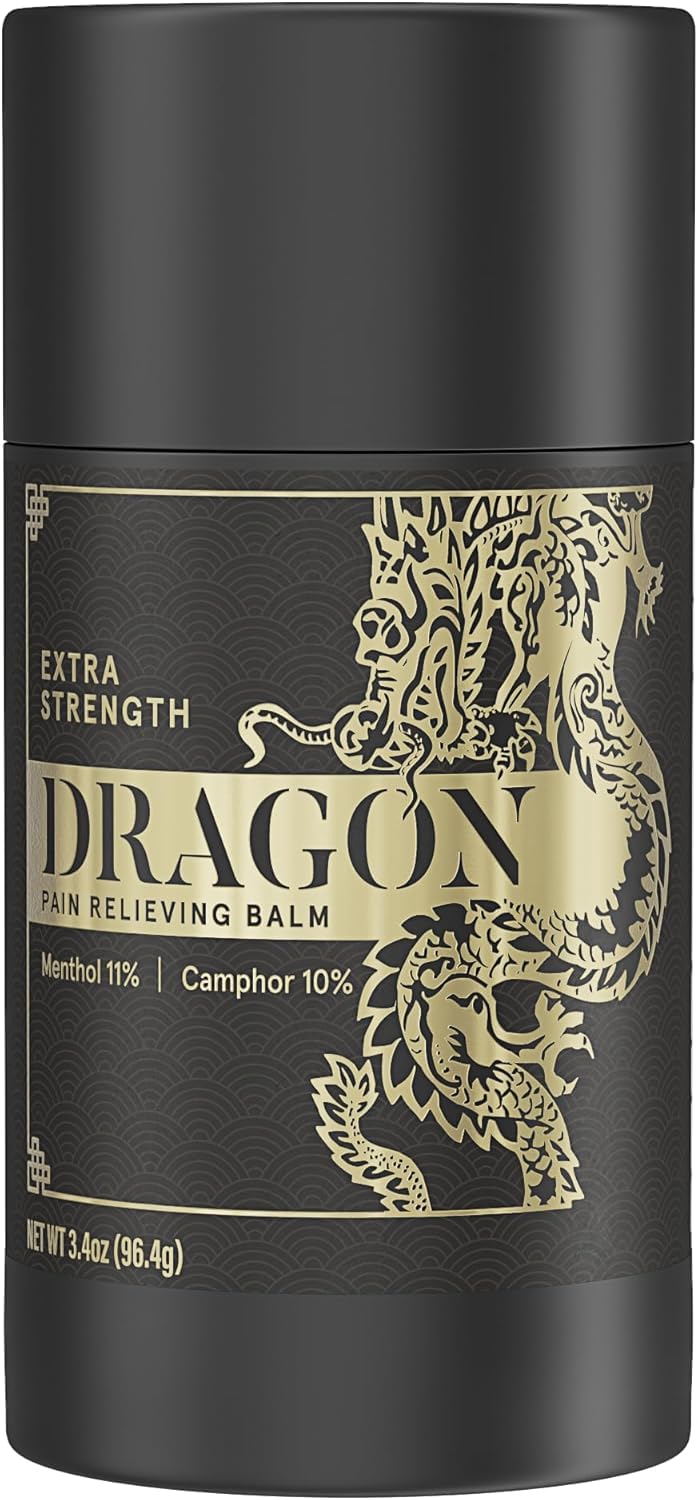Dragon Balm Extra Strength 3.4oz Roll-Up for Pain Relief