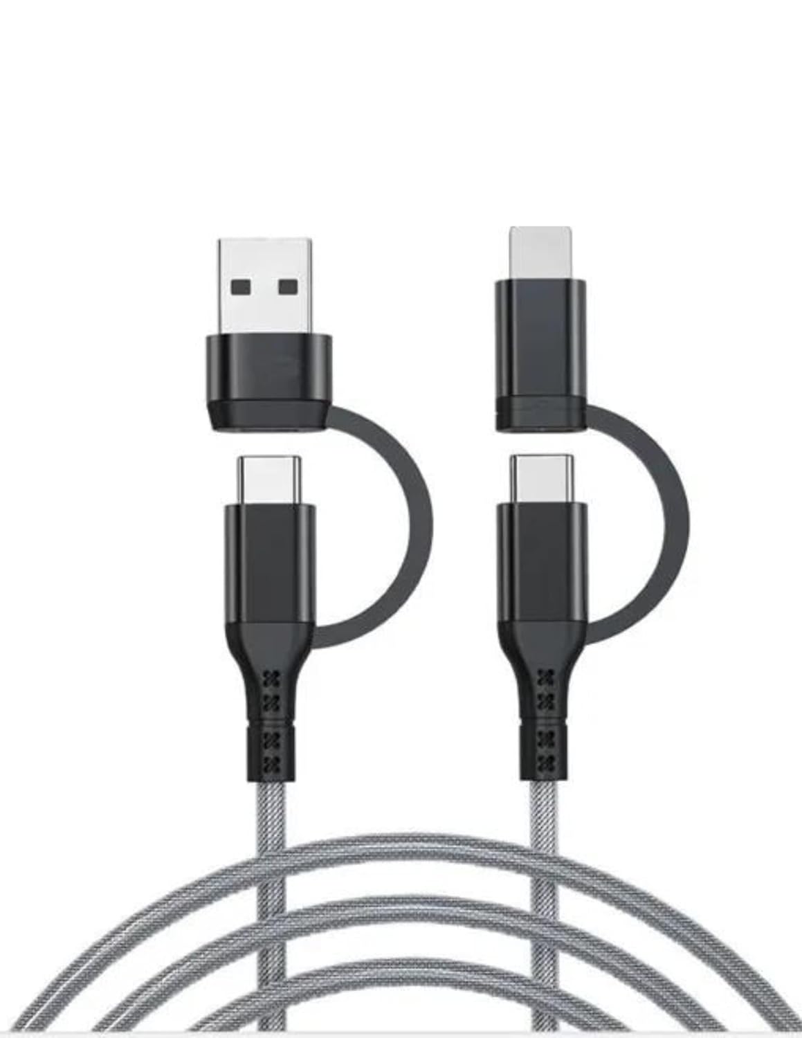 5-in-1 Rapid Charge Cable 60W PD Nylon - Joyful Bytes