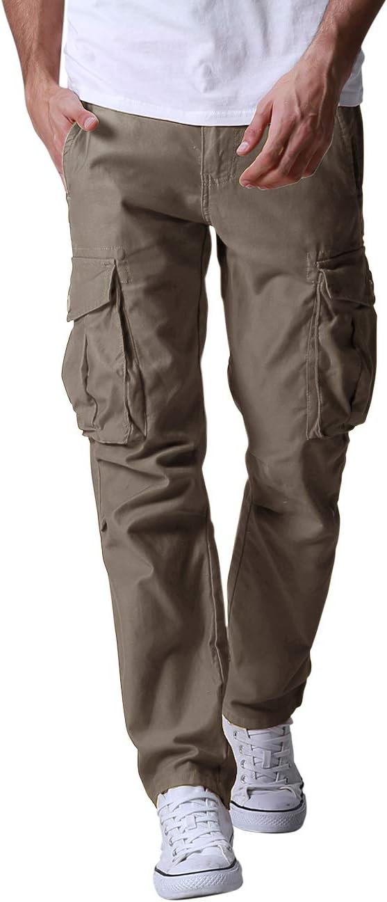 Match Men's Casual Wild Cargo Pants for Outdoor Adventures