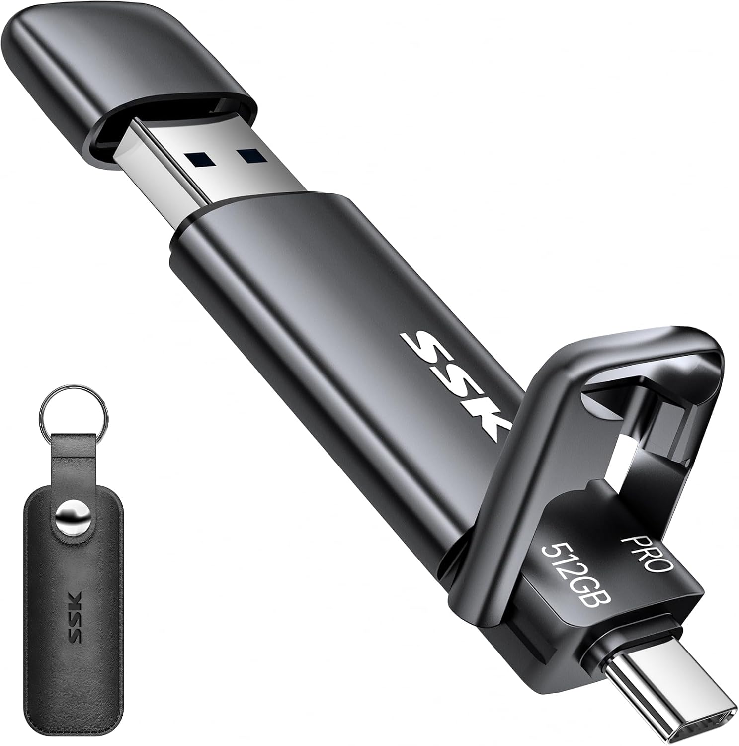 SSK 512GB USB C Stick - 1000MB/s Speed Boost!