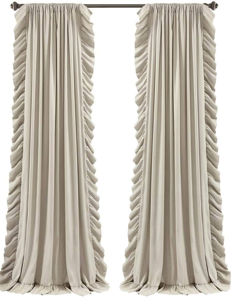 Lush Decor Reyna Ruffle Window Curtain Set for Elegant Spaces