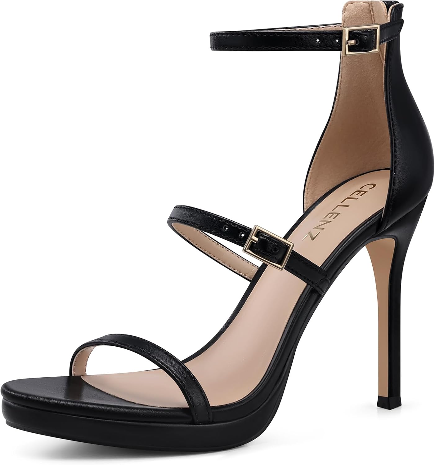 Elegant Strappy Open Toe High Heels for Women in Various Colors