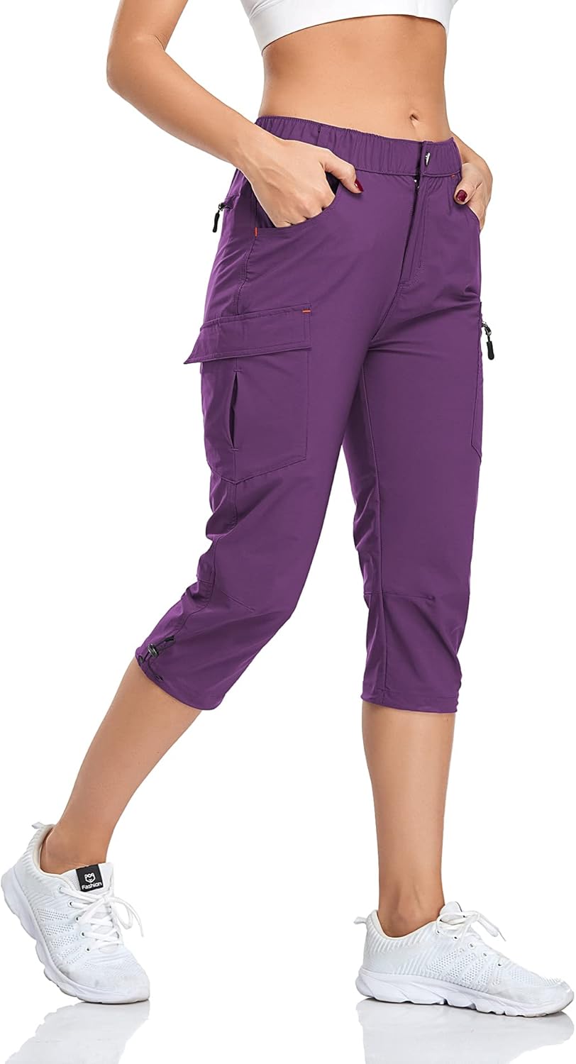 GymBrave Women's Hiking Cargo Pants for Outdoor Adventures
