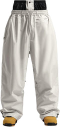 Mens Snow Pants Baggy Snowboard Pants Loose Fit - Waterproof 15,000mm