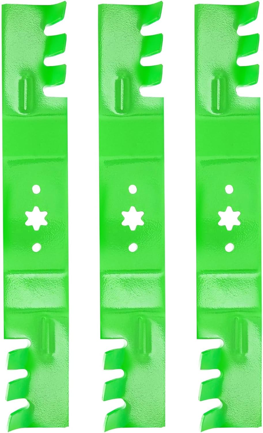 3 Pack Mower Mulching Blade for 54 inch Decks - High Quality