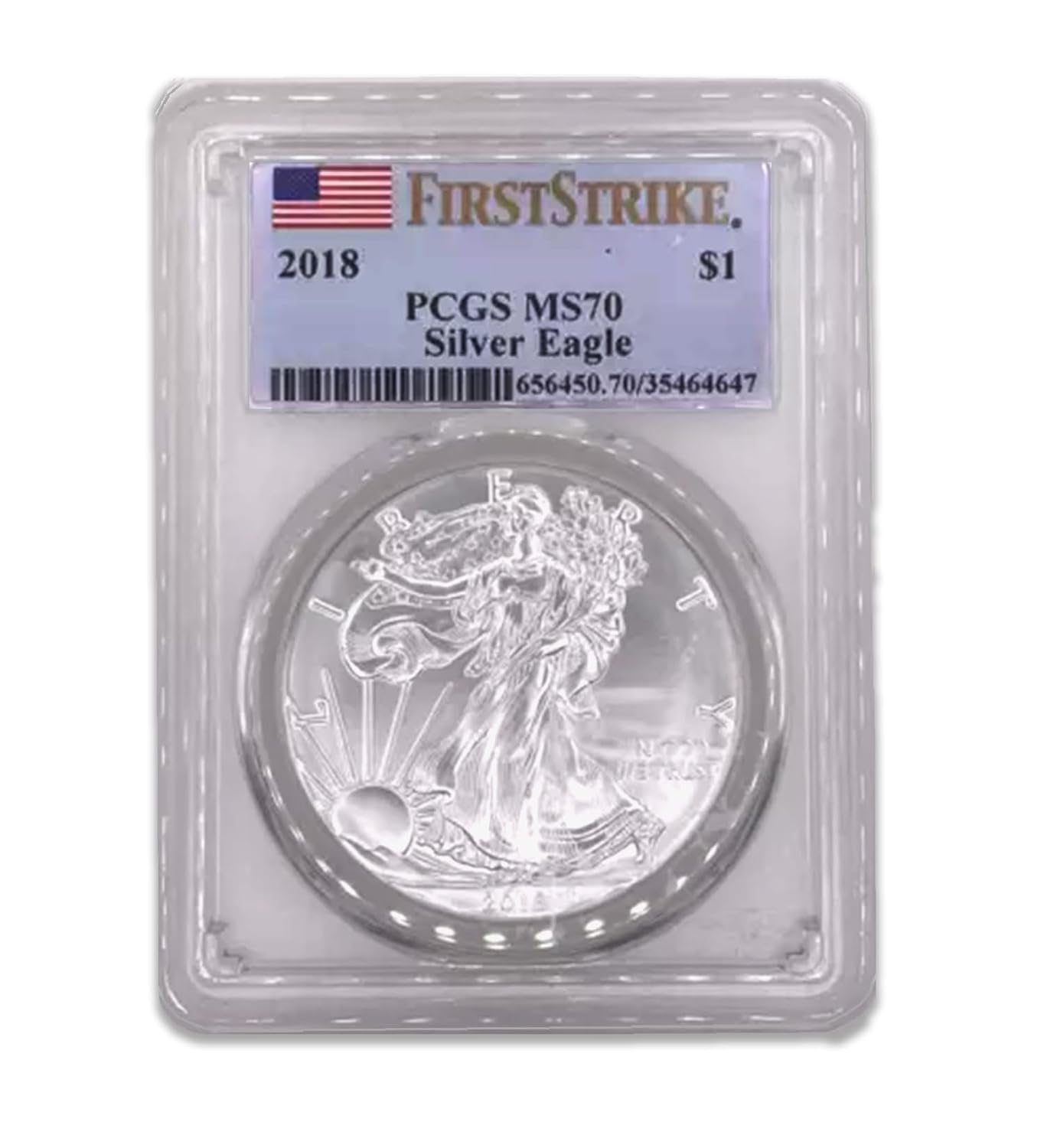USA 2018 $1 American Silver Eagle Coin MS70 First Strike Review