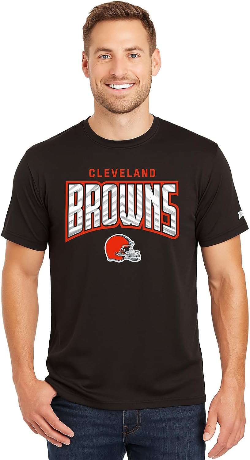 Zubaz NFL Teams Men's Short Sleeve Graphic T-Shirt for Fans