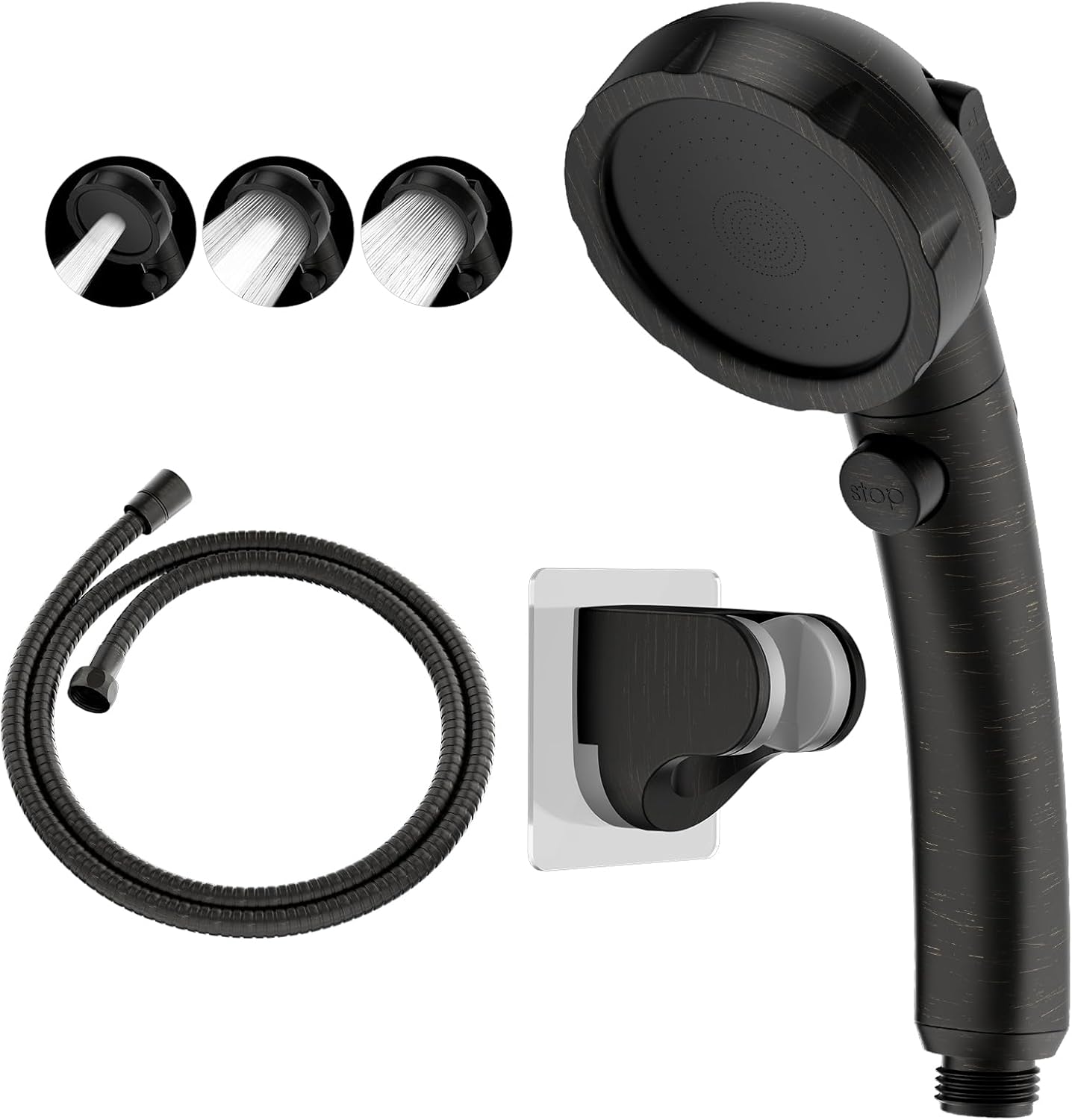 KAIYING High Pressure Handheld Shower Head with ON/OFF Switch