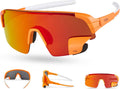 TriEye Cycling Glasses with Rear-view Mirror - Safer Rides