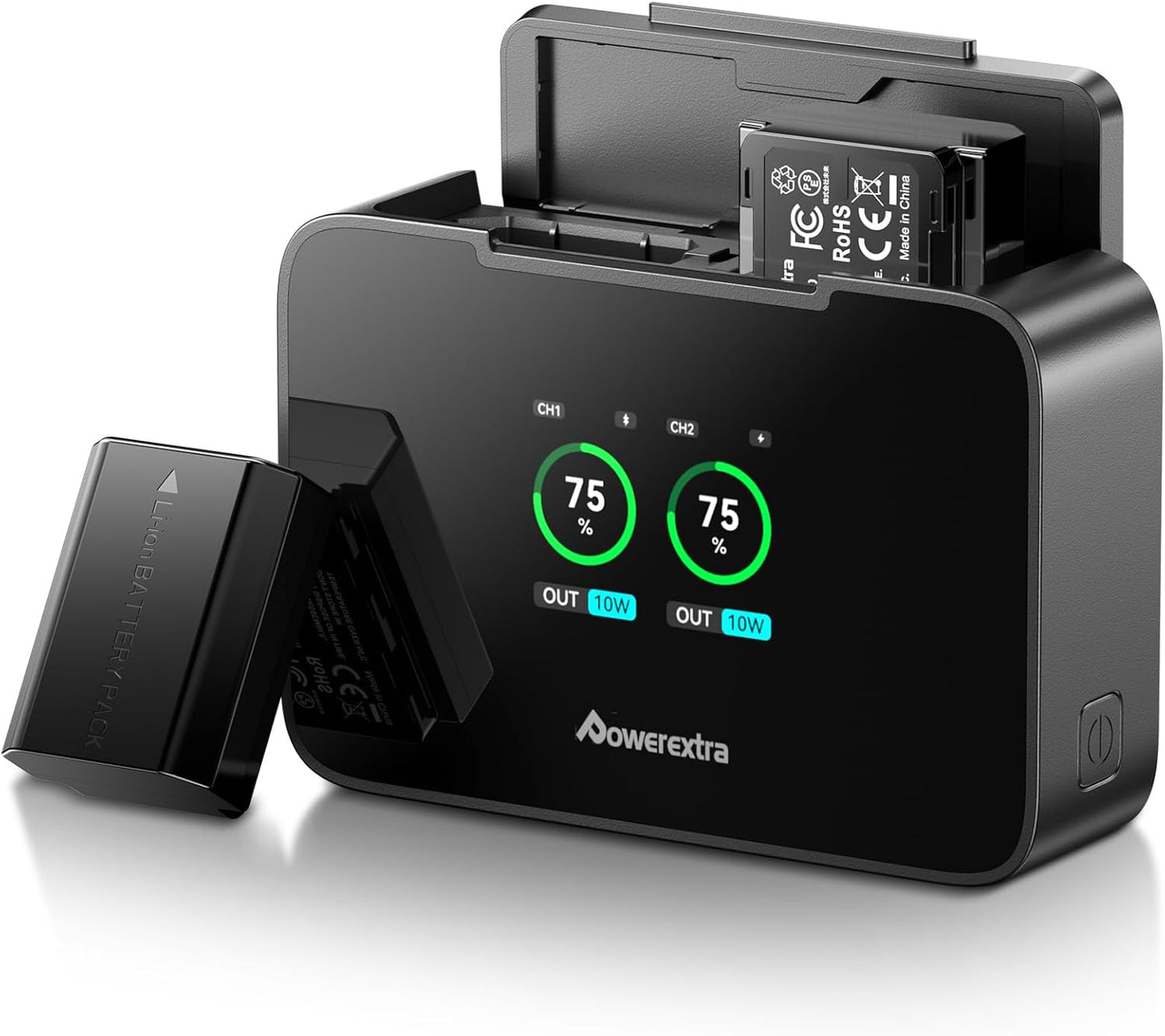 Powerextra NP-FZ100 Battery Pack with Fast Dual Slot Charger