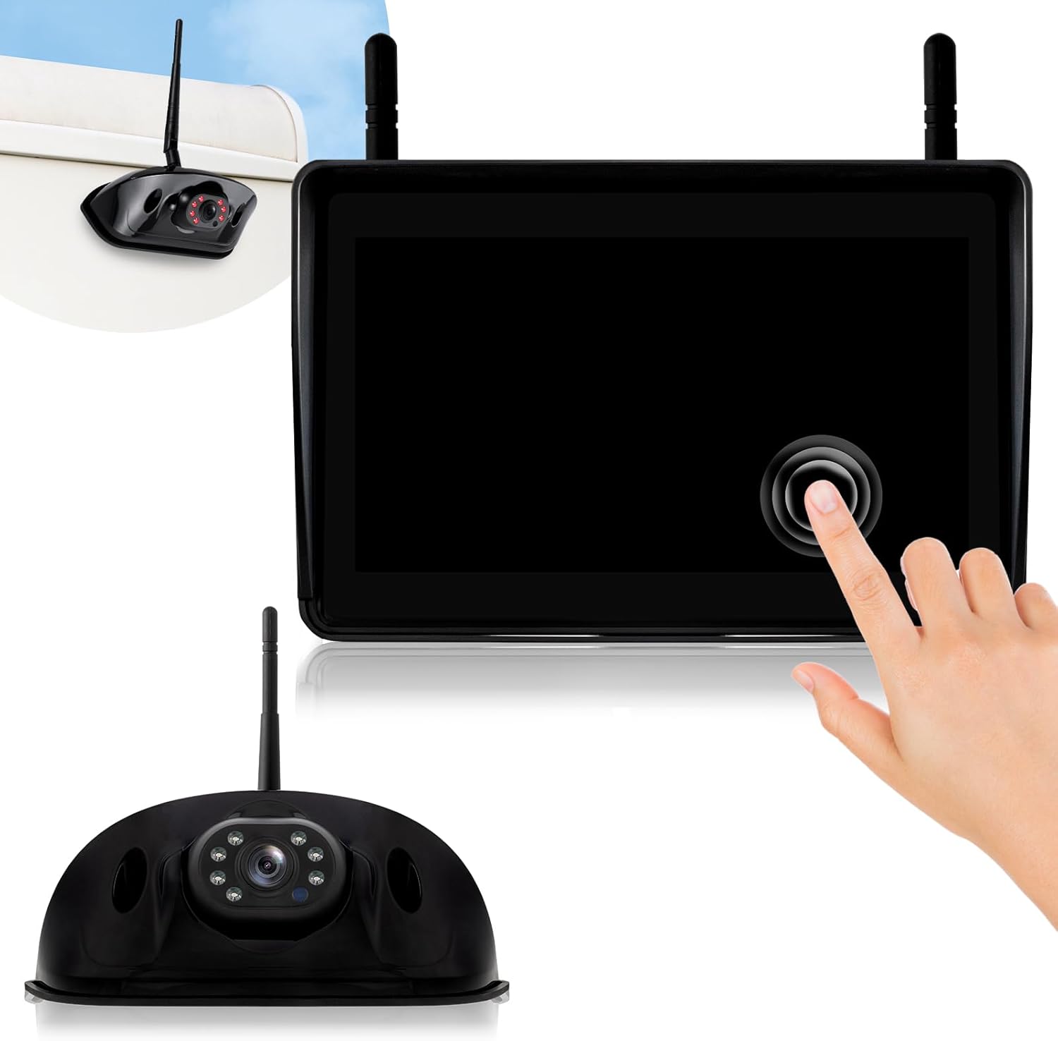 Wireless 1080P RV Backup Camera with Night Vision