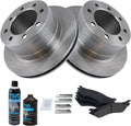 TRQ Rear Brake Pad & Rotor Kit for Dodge Ram 1500 & 2500