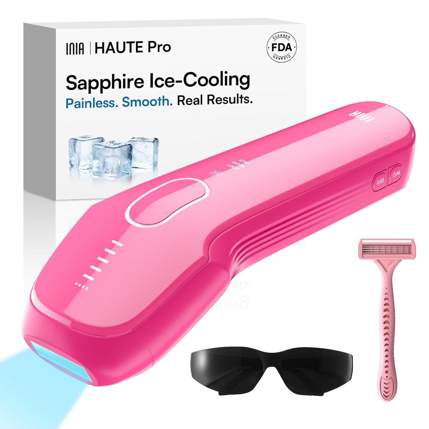 INIA HAUTE Pro Laser Hair Removal for Smooth Skin at Home