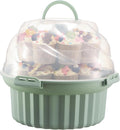 Cupcake Carrier 3-Tier Cupcake Holder for 24 Cupcakes - Portable