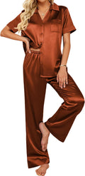 Silk Pajamas Set for Women - Soft Satin 2-Piece Sleepwear