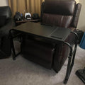 KOMOREBI Overbed Table with Wheels Laptop Desk Cart Table - Adjustable