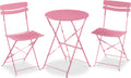 Best Choice Products 3-Piece Bistro Set - Compact Folding Patio Set