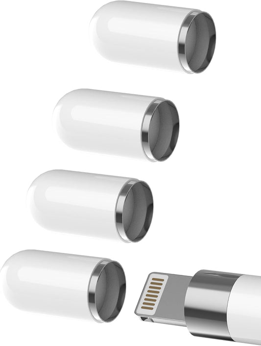 Upgrade Your Apple Pencil: Magnetic Cap 4-Pack!