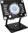 Gaming Laptop Cooling Pad with 360 Rotation Base - Stable, Adjustable