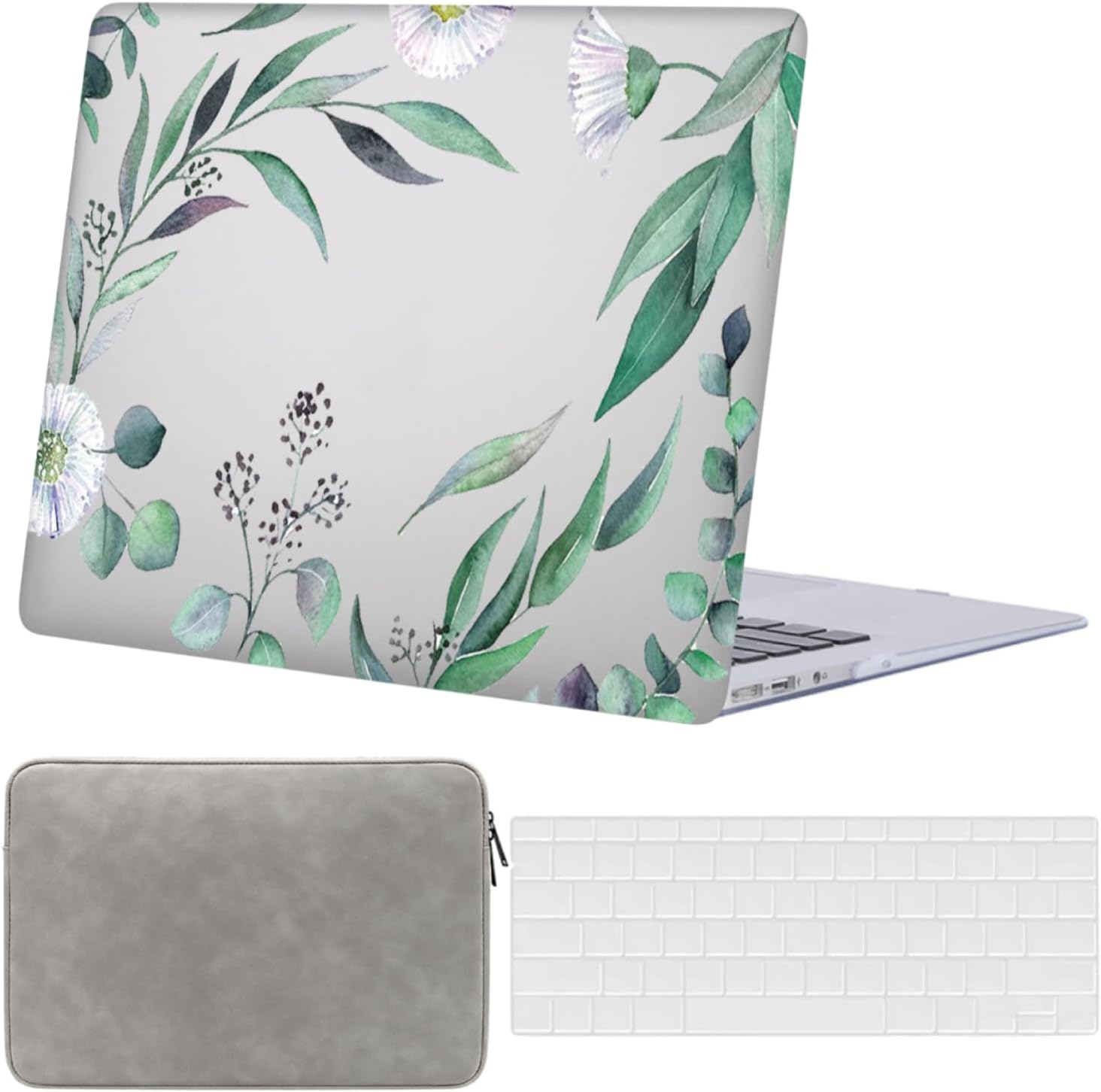 Laptop Hard Case for MacBook 12 Inch with Nature Leaf Design