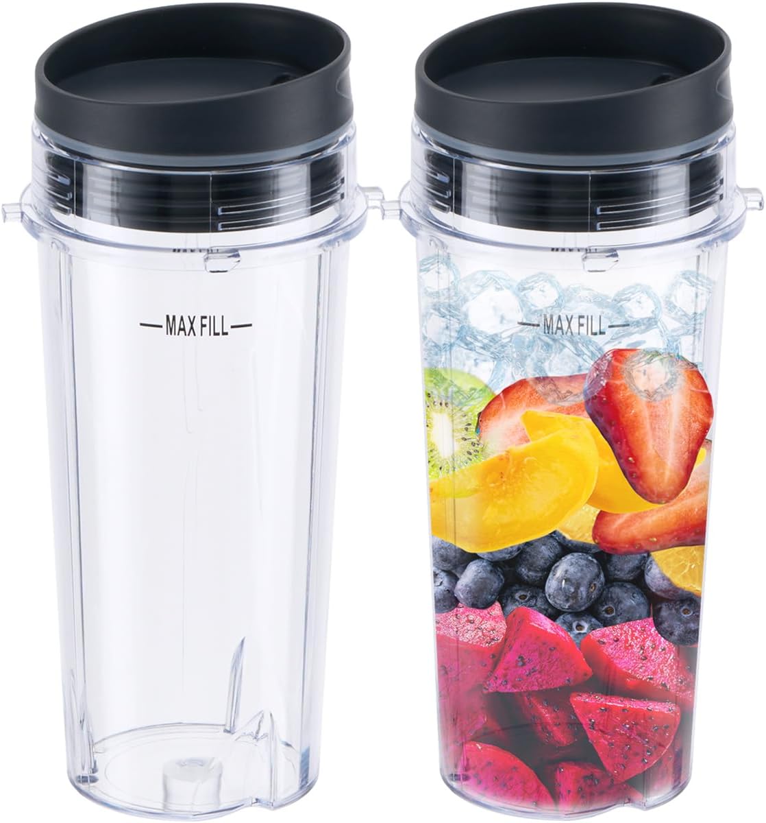 2-Pack Ninja Blender Cups for Ultimate Convenience