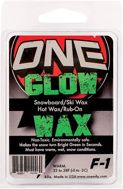 One Mfg F1 Glow Snow Wax - Brightens Warm Snow Green