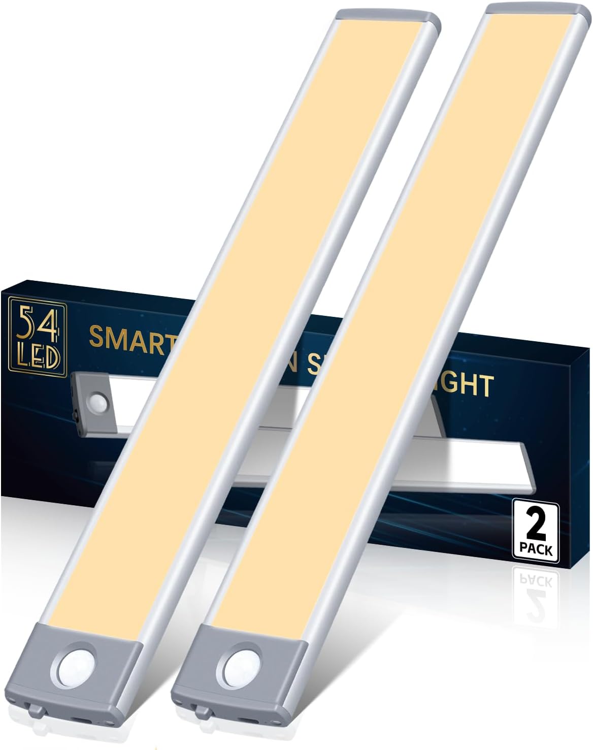 PRIORARE Under Cabinet Lighting with Motion Sensor for Closets