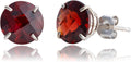 Quality 10k Gold 8mm Birthstone Stud Earrings for Her Fashion