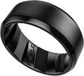 Men's Tactical Silicone Ring 9mm Wide Breathable Performance Band