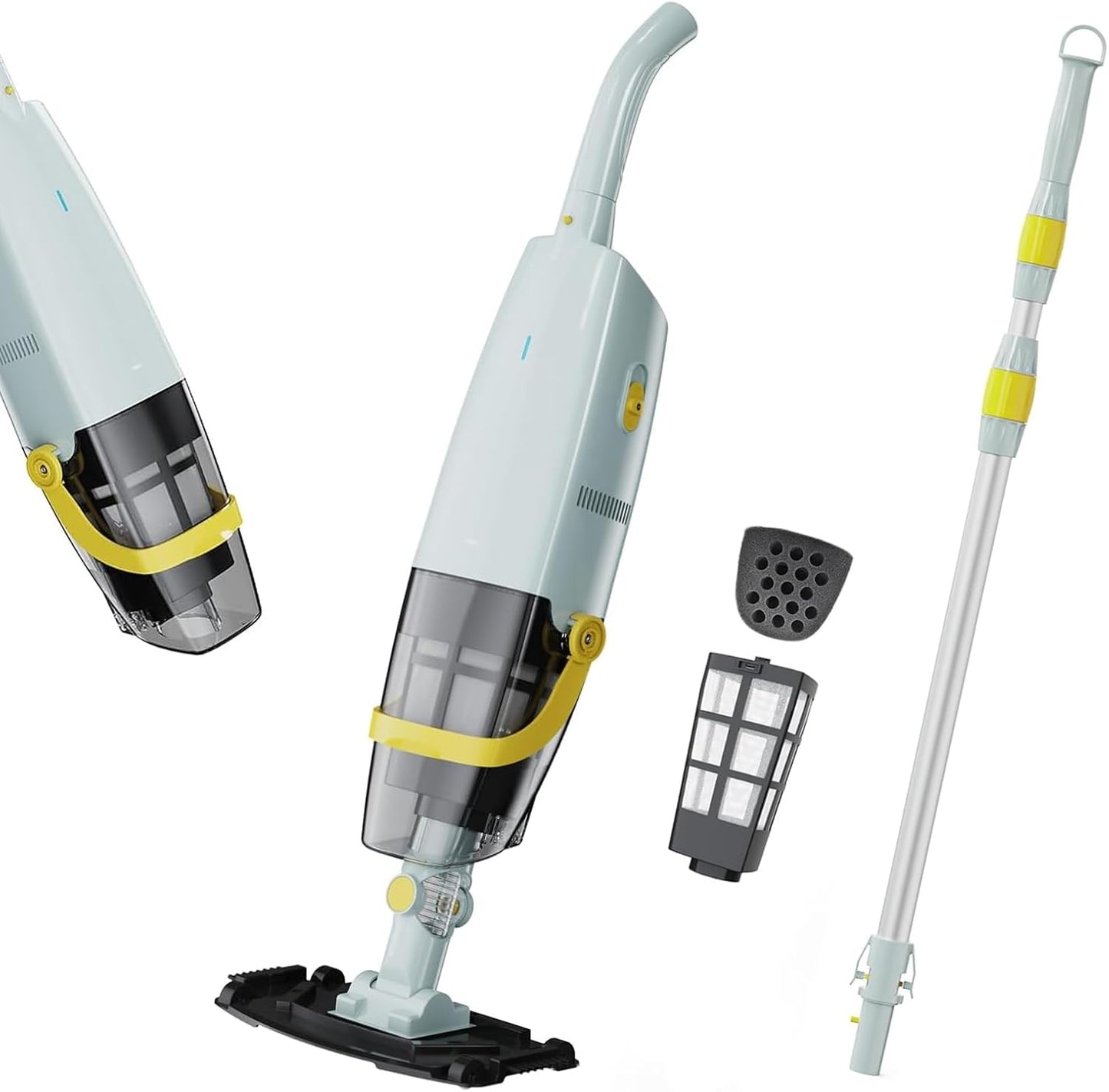 Cordless Handheld Pool Vacuum with Powerful Suction for Pools