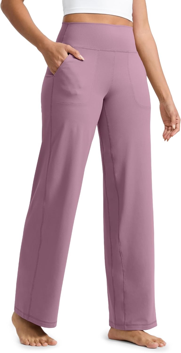 CRZ YOGA Butterlift Wide Leg Pants for Ultimate Comfort