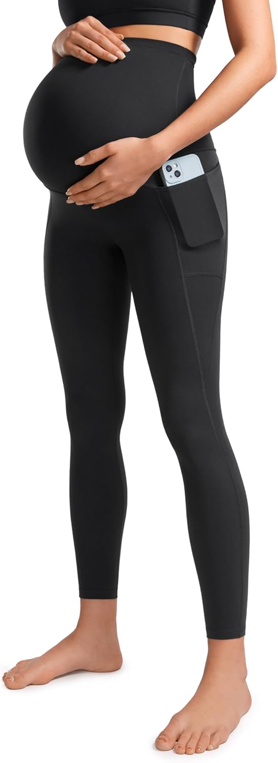 CRZ YOGA Womens Butterluxe Maternity Leggings for Comfort
