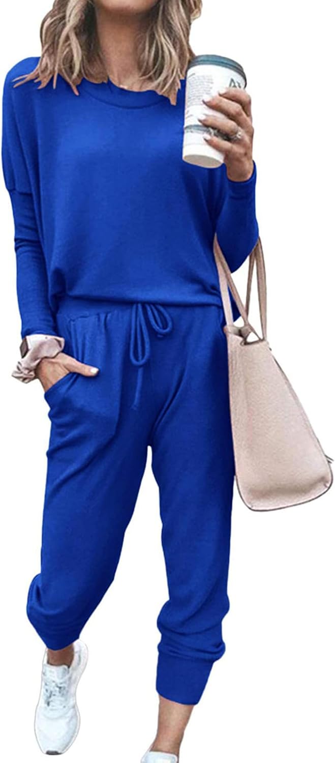 PRETTYGARDEN Women Fall 2 Piece Lounge Outfit for Comfort