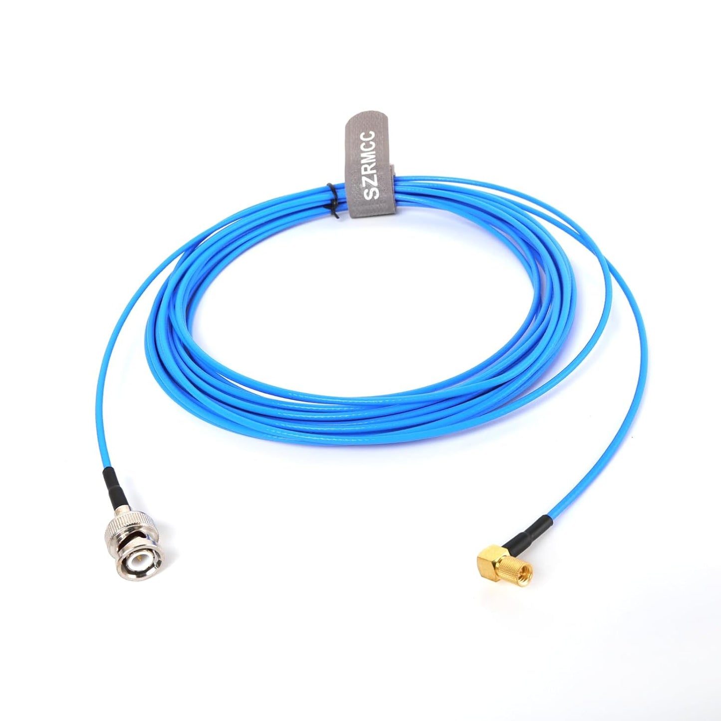 BNC Male to M5 Microdot Right Angle Test Cable for Sensors